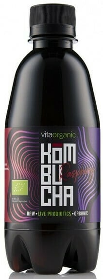 Kombucha cu zmeura bio 330ml Vita Organic