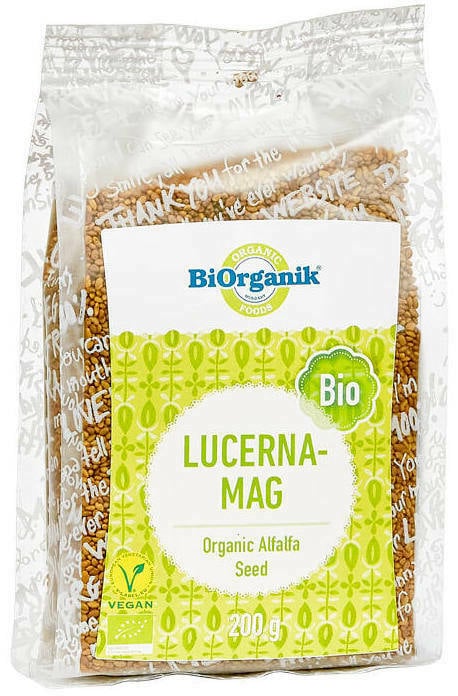 Alfalfa pentru germinat bio 200g Biorganik