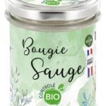 Lumanare parfumata cu salvie ecologica 150g Aromandise