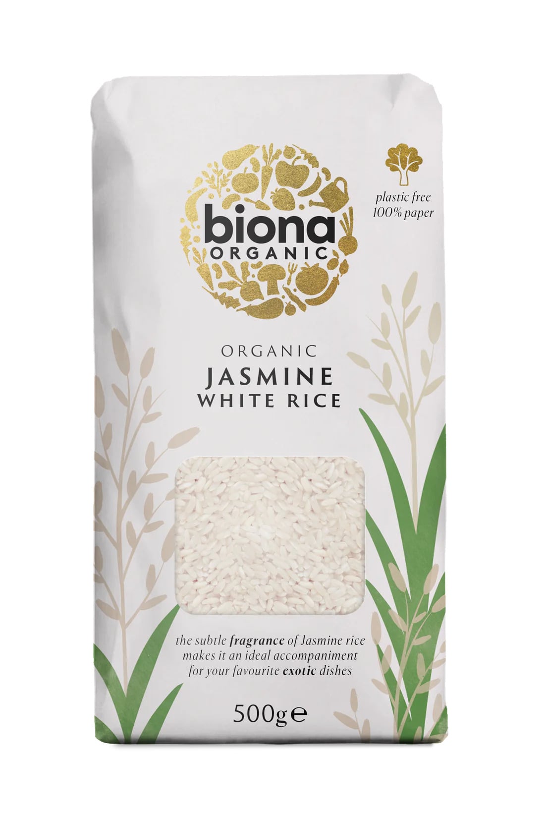 Orez jasmin alb bio 500g Biona