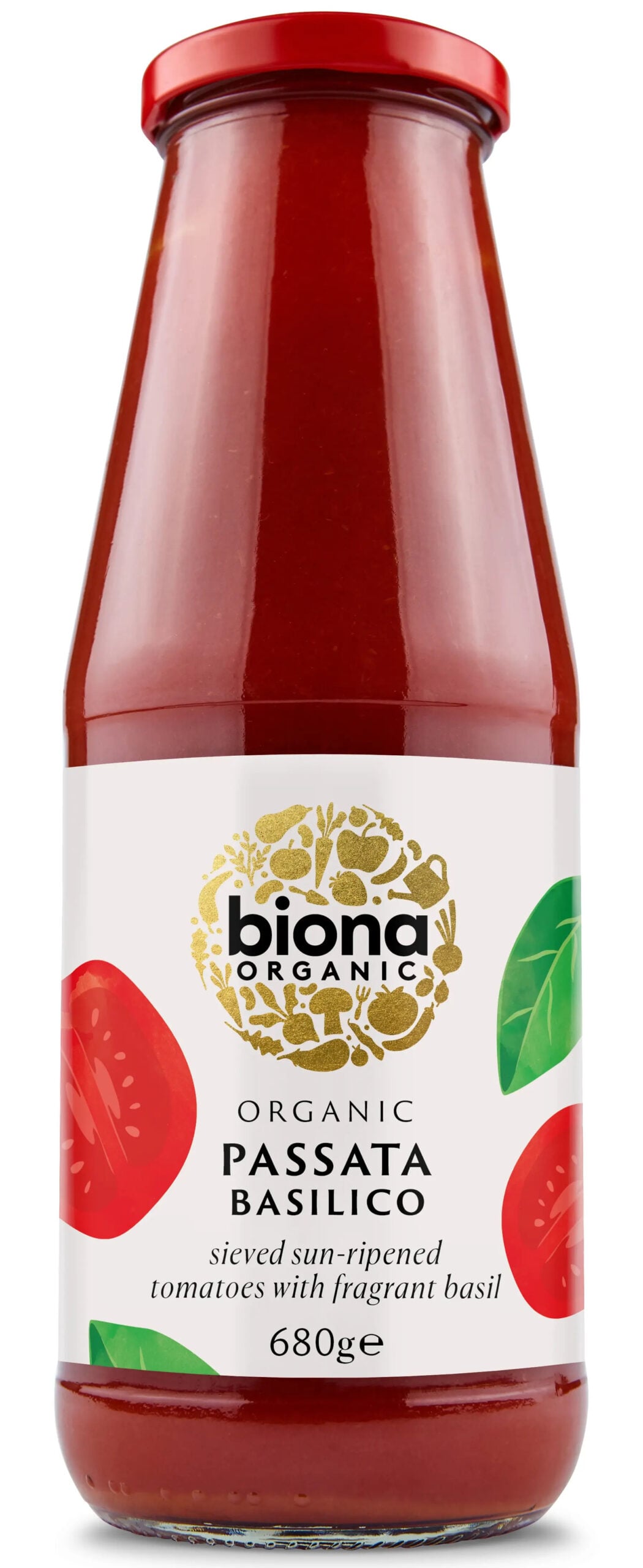 Pasatta cu busuioc bio 680g Biona