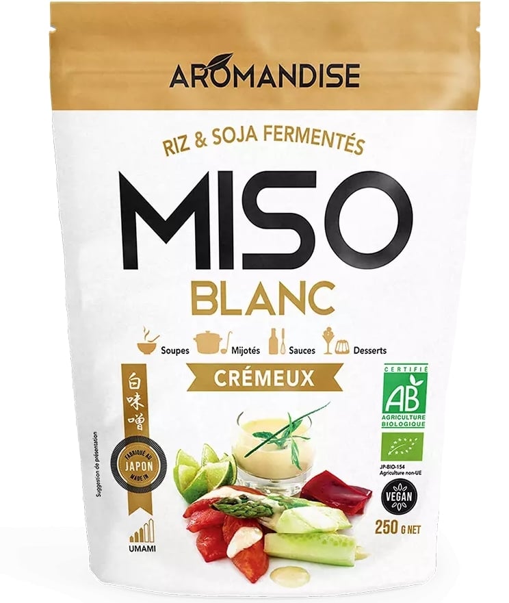 Pasta miso alba bio 250g Aromandise