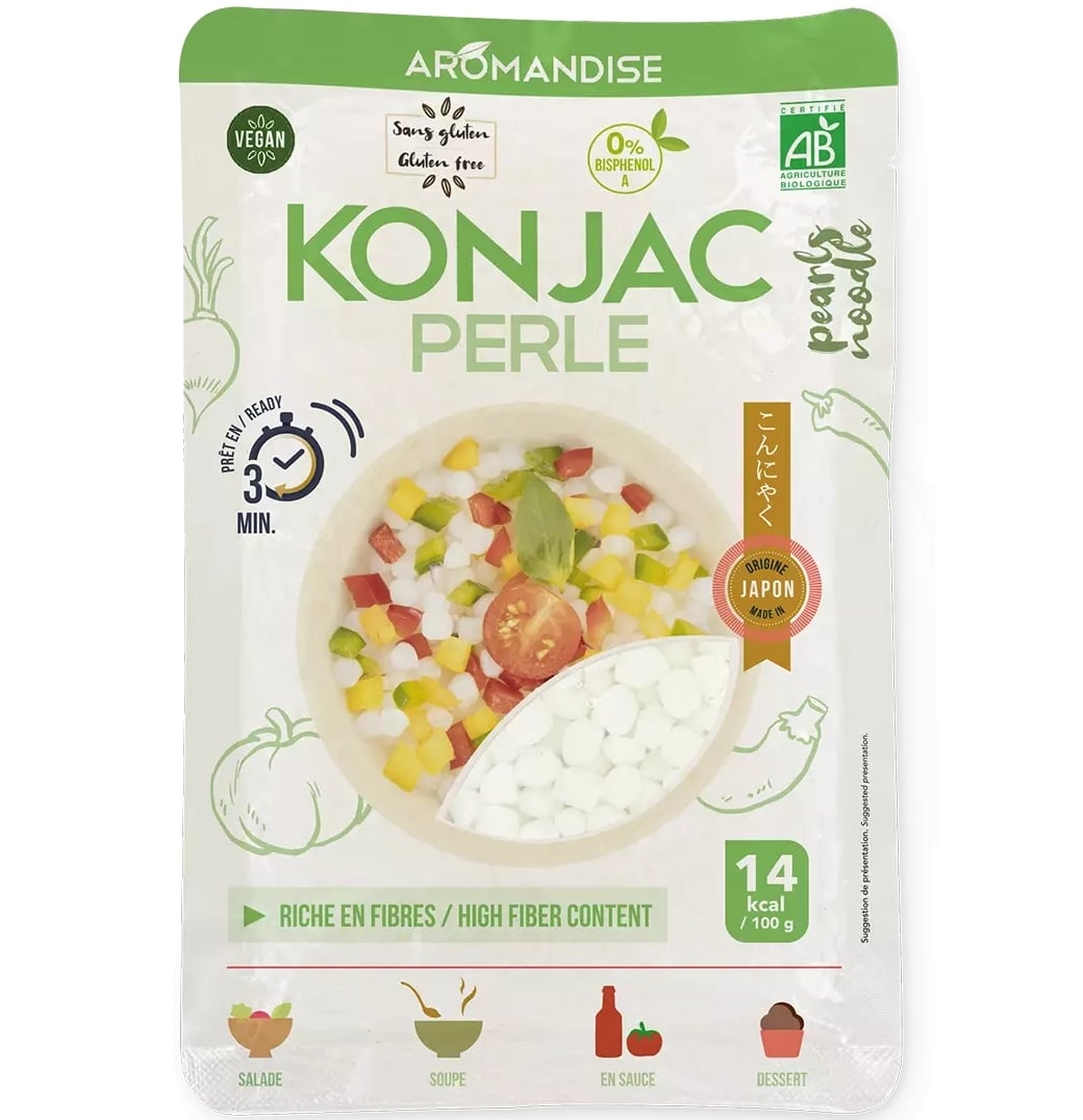 Perle konjac bio 195g Aromandise