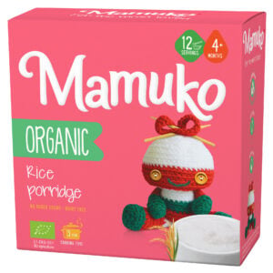 Porridge din orez bio  4+ luni 200g Mamuko