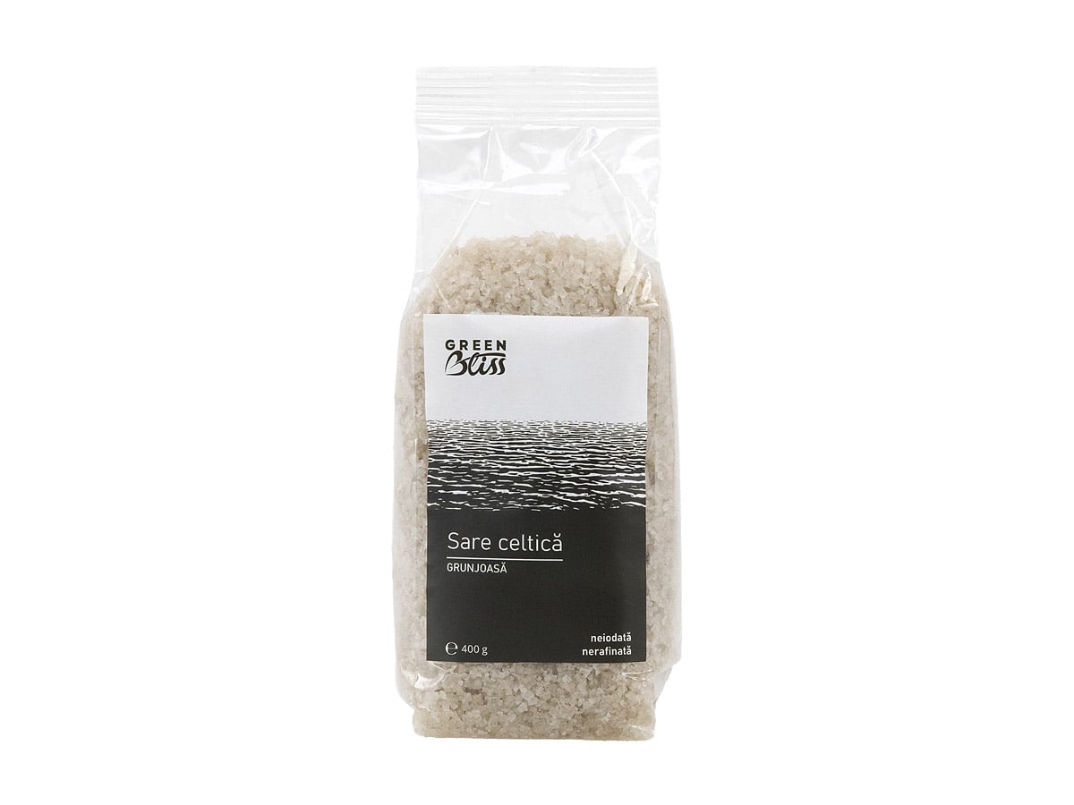 Sare celtica grunjoasa 400g Green Bliss