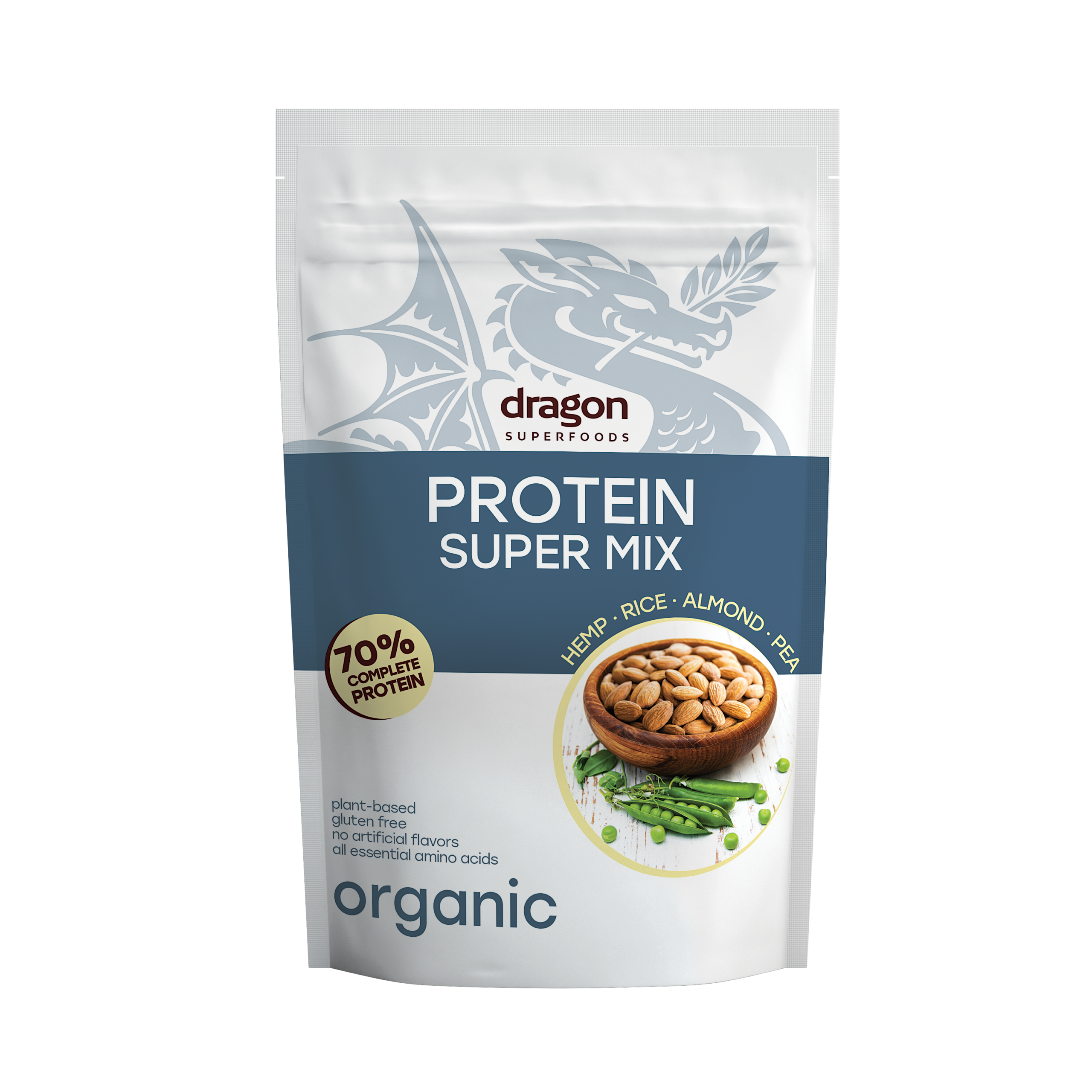 Shake proteic super mix bio 500g Dragon Superfoods
