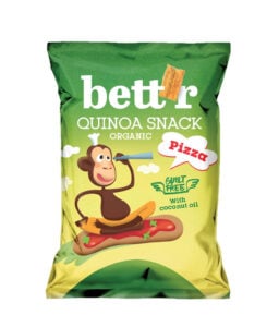 Quinoa snack cu pizza bio 50g Bettr