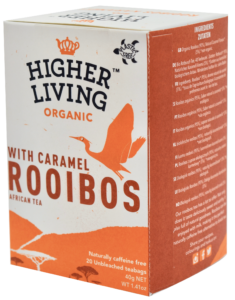 Ceai rooibos cu caramel bio 20dz 40g Higher Living