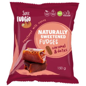 Caramele - aroma caramel si curmale bio 150g Super Fudgio
