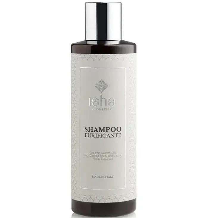 Sampon purificant cu argila ghassoul 200ml Isha