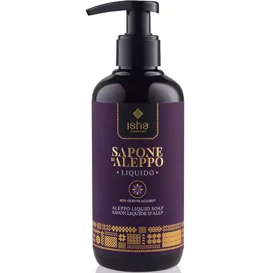 Sapun lichid de alep cu 40% ulei de dafin 250ml Isha