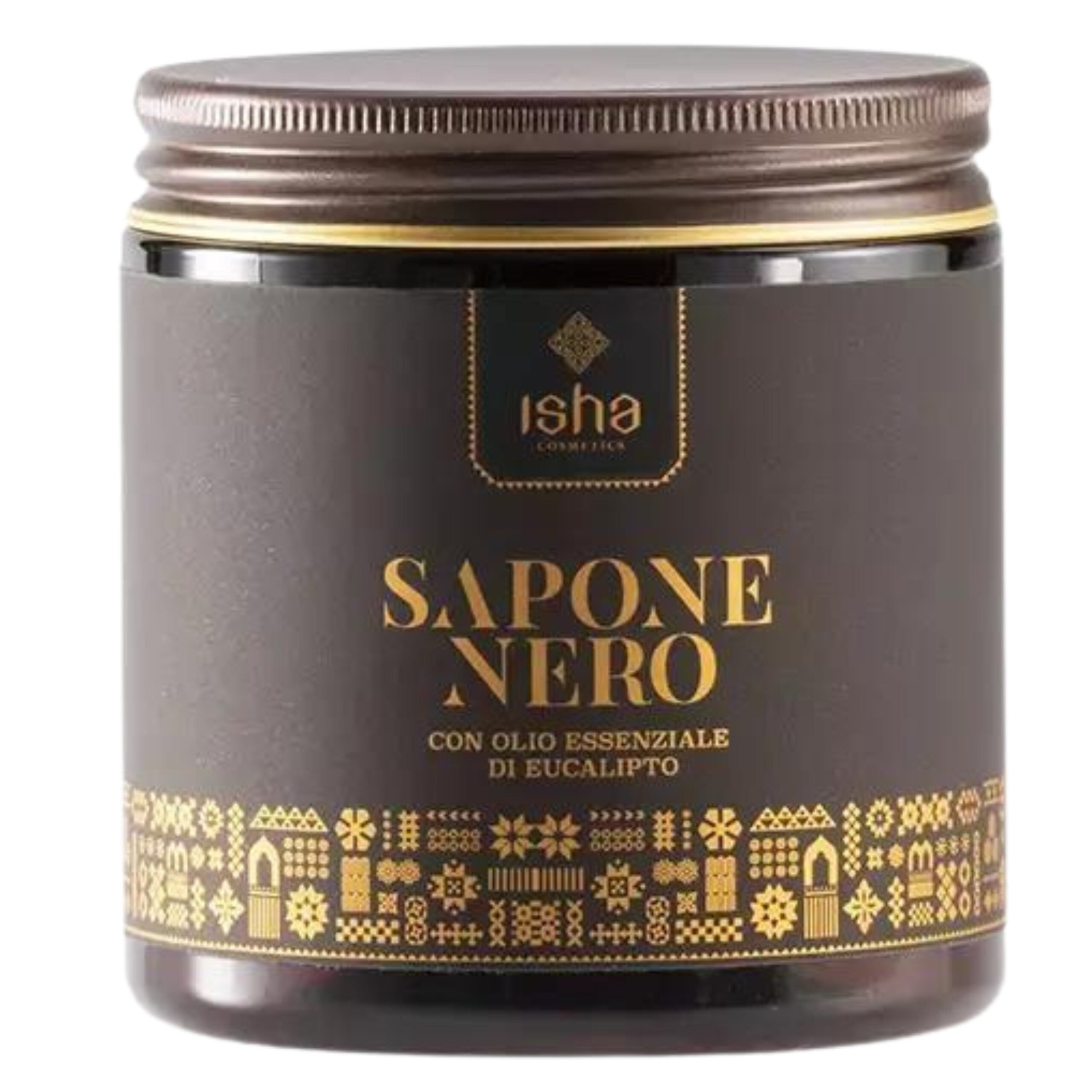 Sapun negru african cu eucalipt 250ml Isha