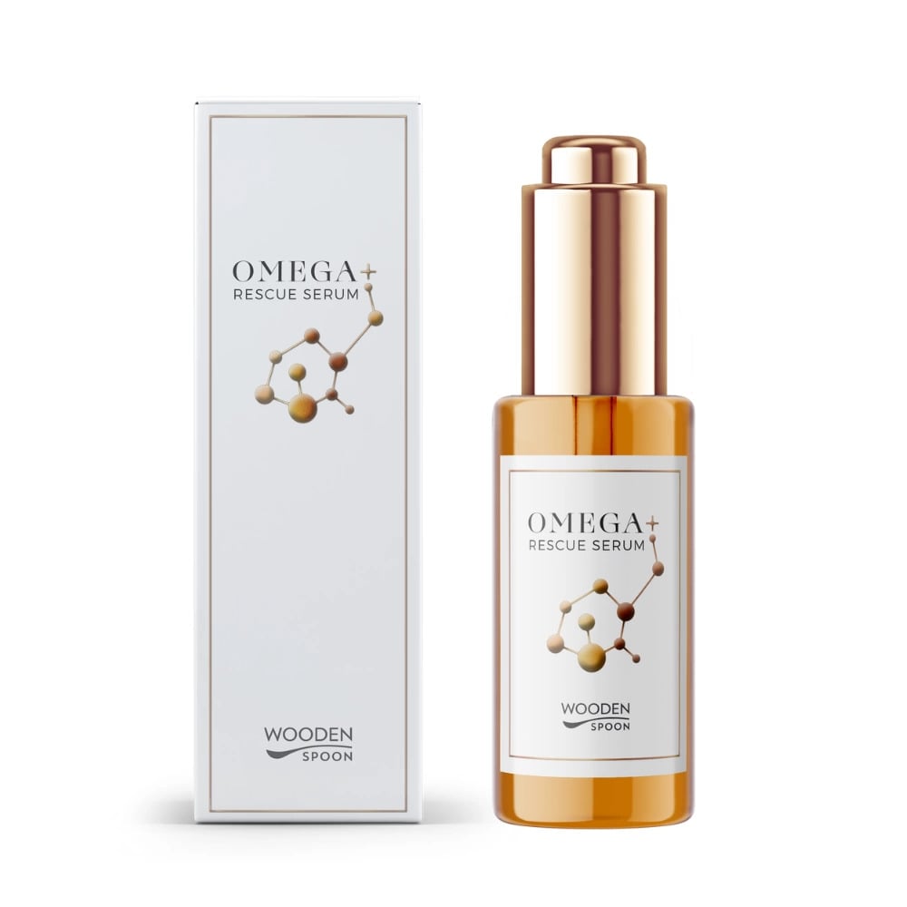 Ser premium pentru noapte omega+ rescue 30ml Wooden Spoon