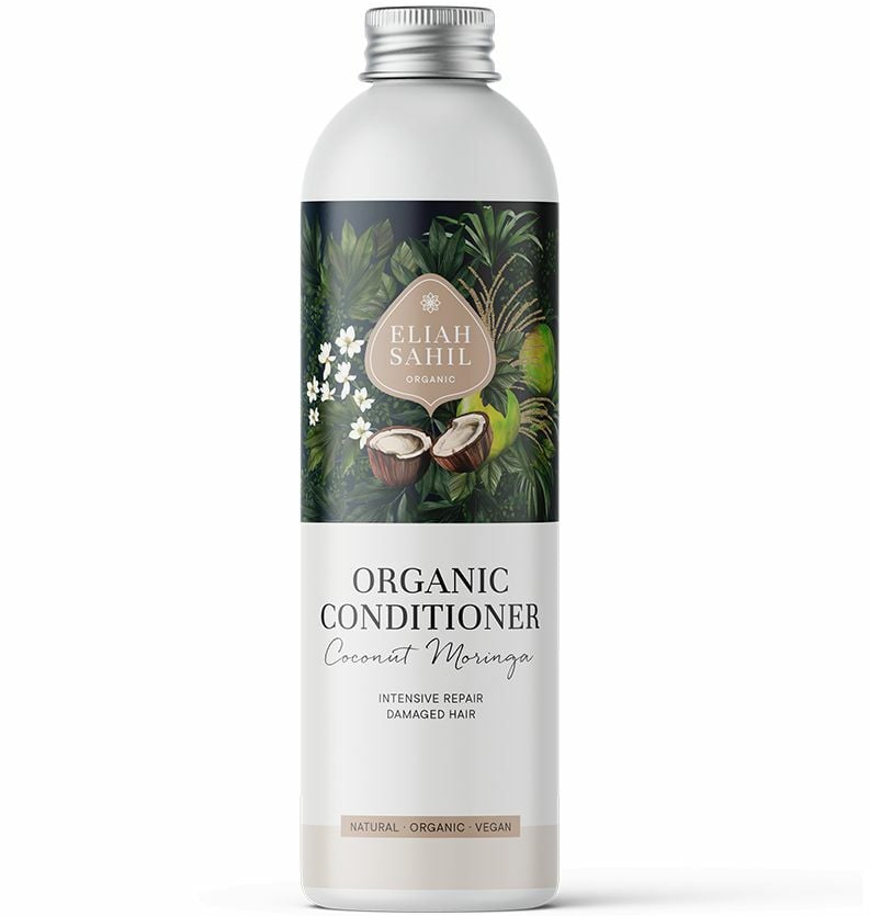 Balsam cu cocos si moringa pentru par ecologic 230ml Eliah Sahil