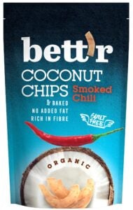 Chips de cocos cu chilli bio 70g Bettr