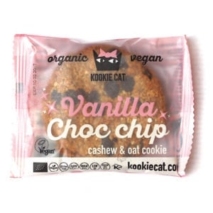 Cookie cu vanilie si ciocolata bio 50g Kookie Cat