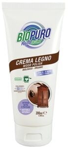Crema pentru curatarea si intretinerea lemnului hipoalergena ecologica 200ml Biopuro