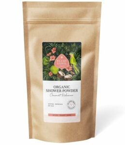 Gel de dus pudra cu cocos si hibiscus ecologic 250g - refill Eliah Sahil