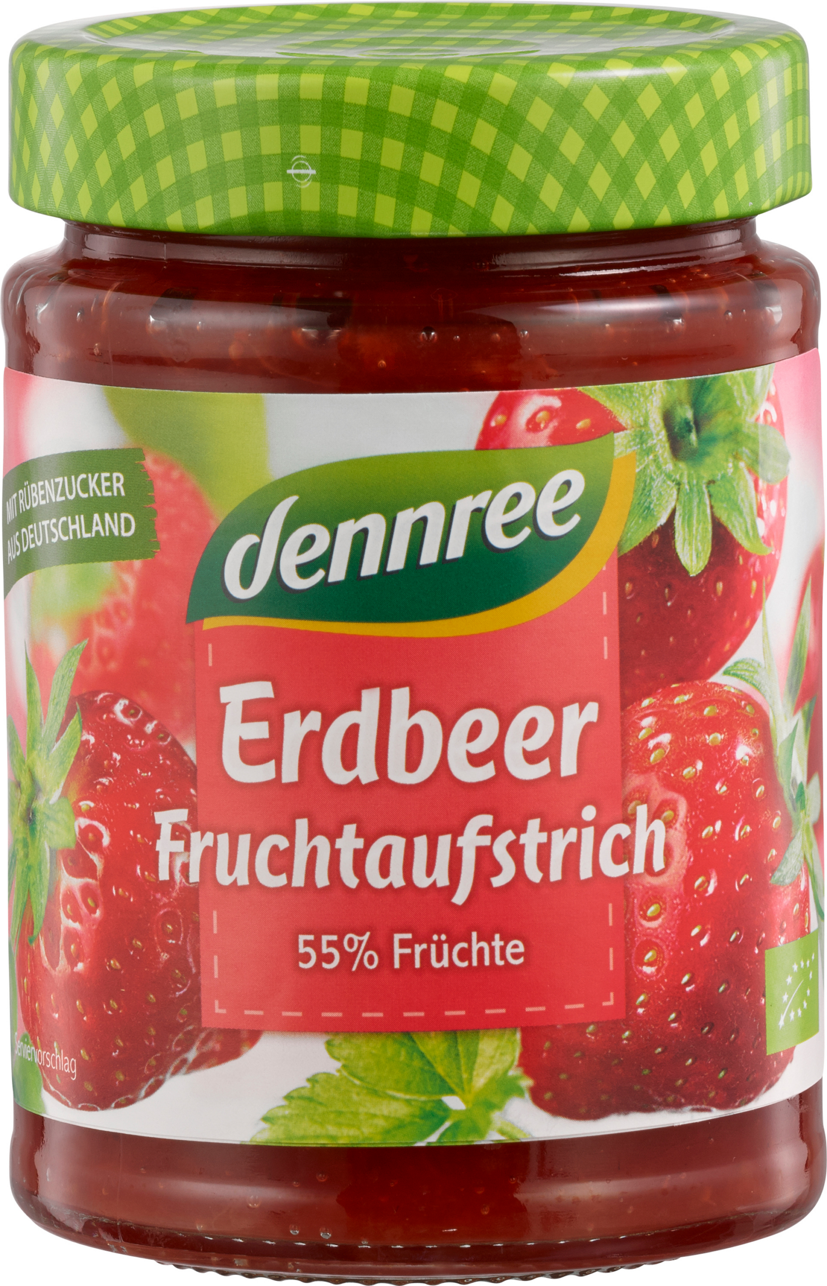 Gem de capsuni bio 340g Dennree