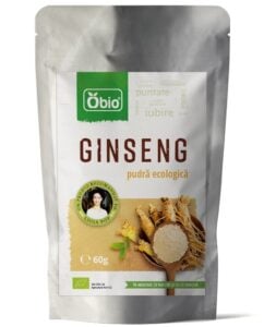 Ginseng panax pudra bio 60g Obio