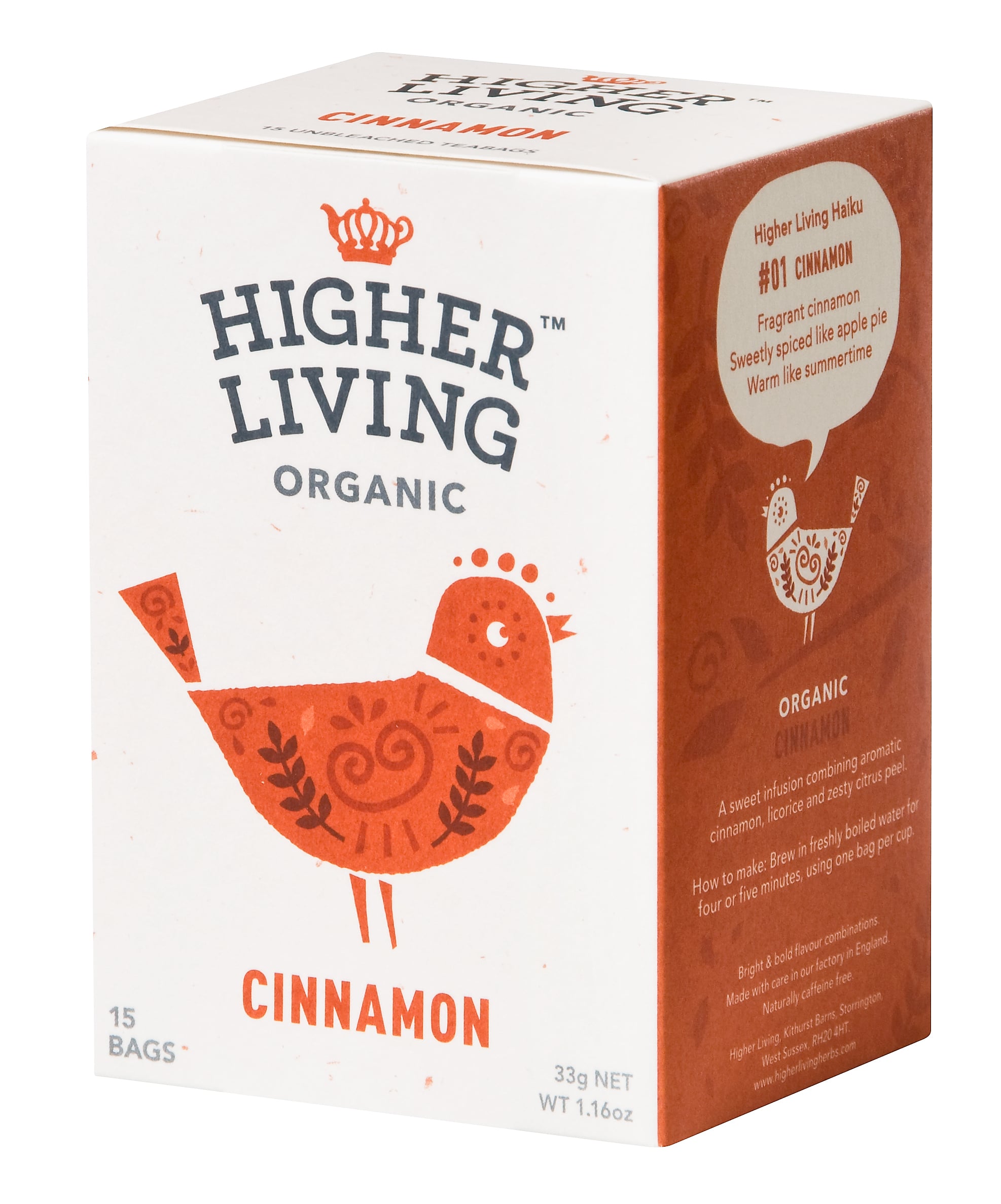 Ceai scortisoara bio 15dz 33g Higher Living