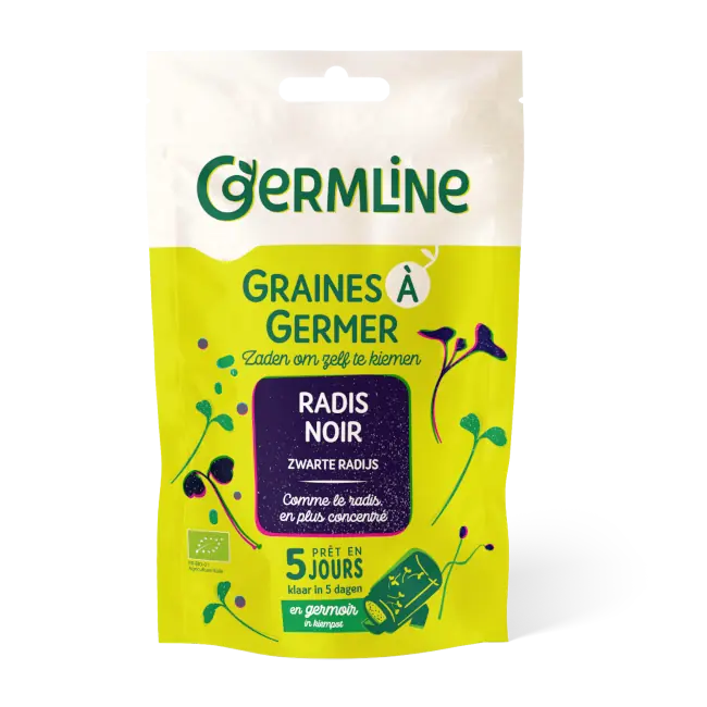 Ridiche neagra pentru germinat bio 150g Germline