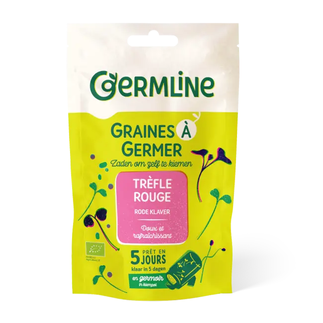Trifoi rosu seminte pentru germinat bio 150g Germline