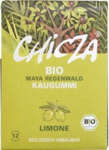 Guma de mestecat cu lamaie bio 12 lamele 30g Chicza