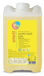 Detergent lichid pentru rufe colorate cu menta si lamaie ecologic 5l Sonett