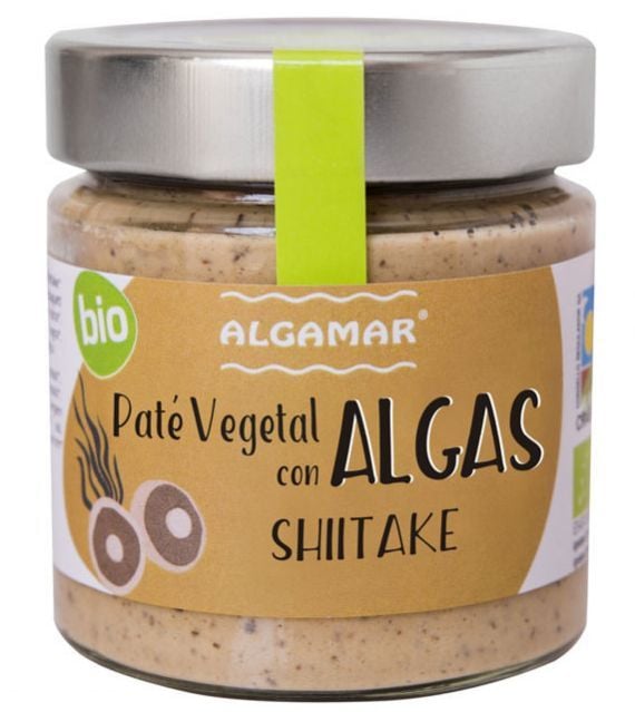 Crema tartinabila cu alge si ciuperci shiitake bio 180g Algamar