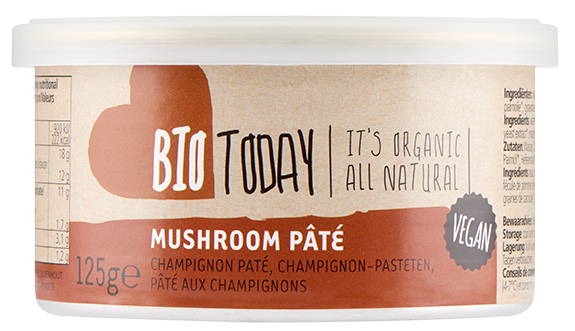 Crema tartinabila cu ciuperci bio 125g Bio Today