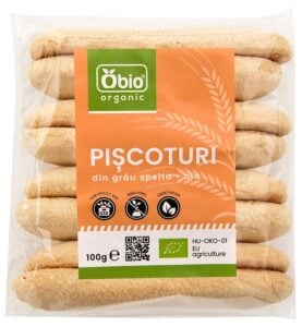 Piscoturi din spelta bio 100g Obio