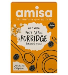 Porridge din 4 cereale bio 300g Amisa