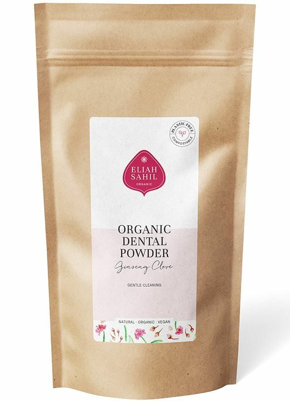 Pudra cu ginseng si cuisoare pentru curatarea dintilor ecologic 200g - refill Eliah Sahil
