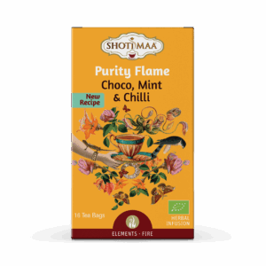 Ceai elements - purity flame - cacao, menta si chilli bio 16dz x 2g 32g Shotimaa