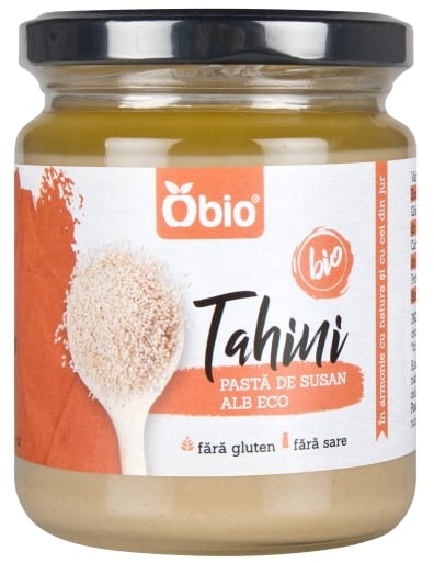 Tahini pasta din susan alb bio 250g Obio