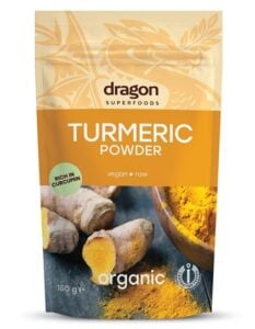 Turmeric pudra bio 150g Dragon Superfoods