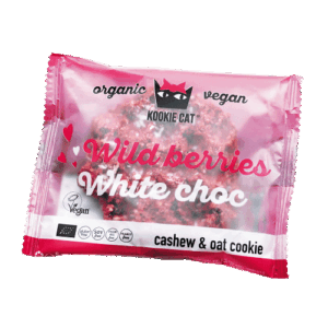 Cookie cu fructe de padure bio 50g Kookie Cat