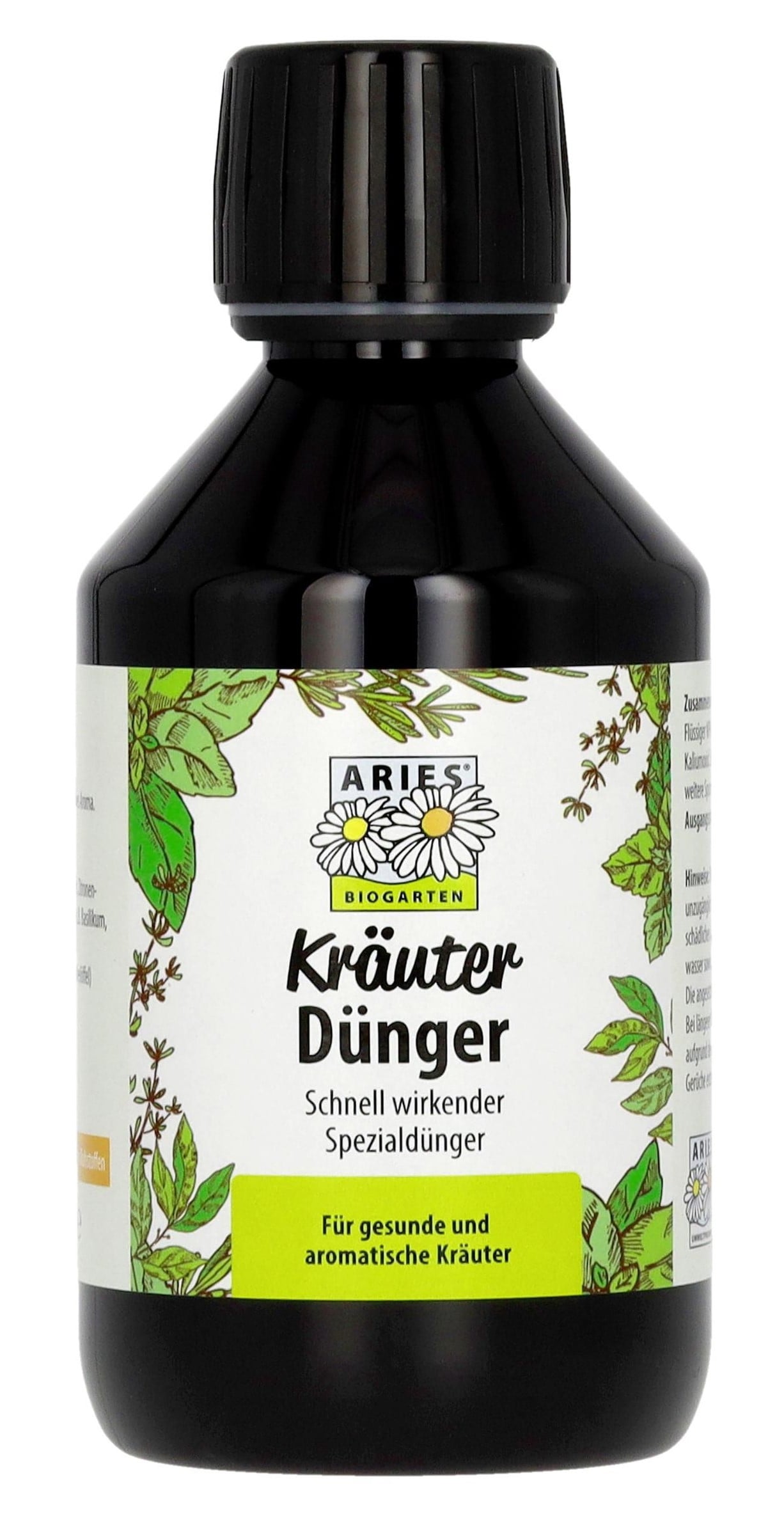 Fertilizant de origine vegetala pentru ierburi aromatice ecologic 250ml Aries