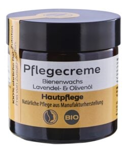 Crema hidratanta cu ceara de albine, lavanda si ulei de masline ecologica 50g Aries