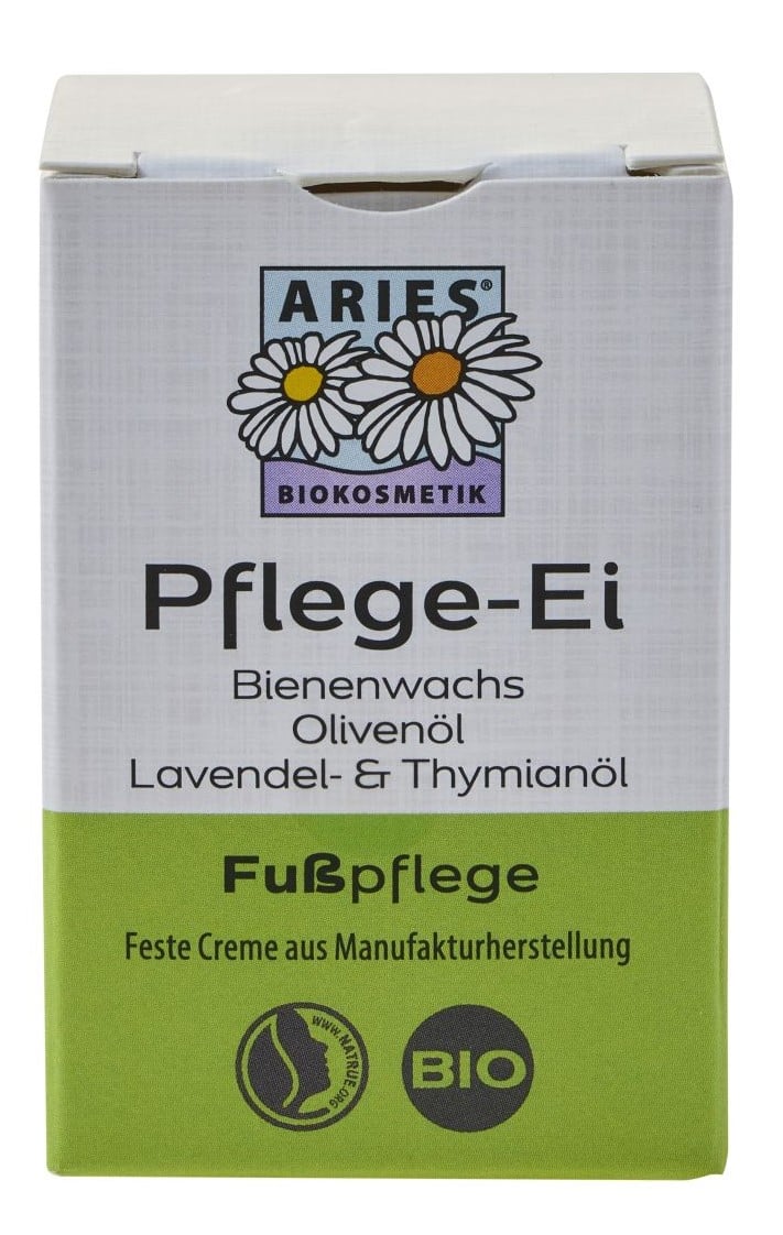 Crema solida pentru picioare cu ulei de masline, ceara de albine, ulei de lavanda si cimbru ecologic