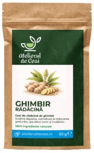 Ceai de rădăcină de ghimbir