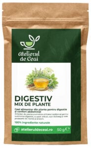 Ceai digestiv - mix de plante pentru balonare și digestie