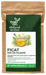 Ceai ficat - mix de plante pentru susținerea digestiei