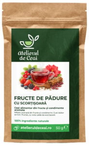 Ceai fructe de pădure - infuzie aromată cu scorțișoară