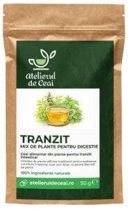 Ceai tranzit - mix de plante pentru reglarea digestiei