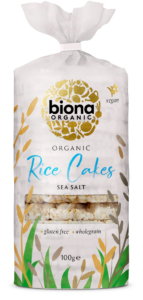 Rondele de orez integral expandat cu sare bio 100g Biona