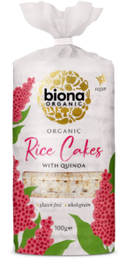 Rondele de orez integral expandat cu quinoa bio 100g Biona