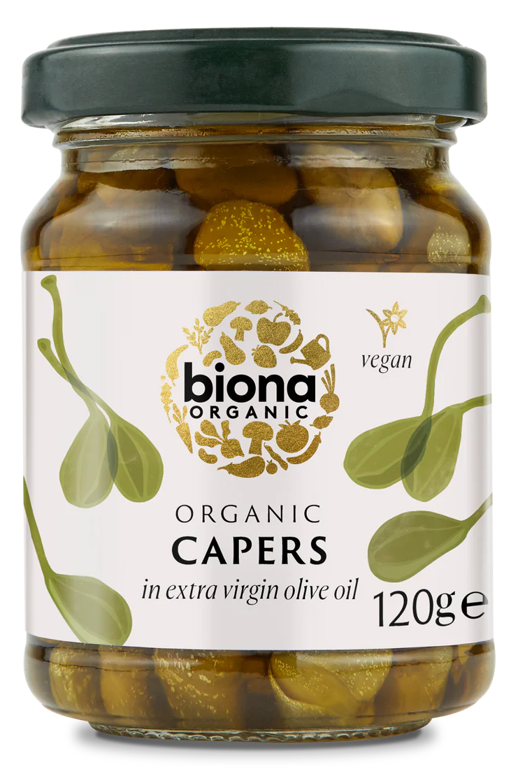 Capere in ulei de masline extravirgin bio 120g Biona