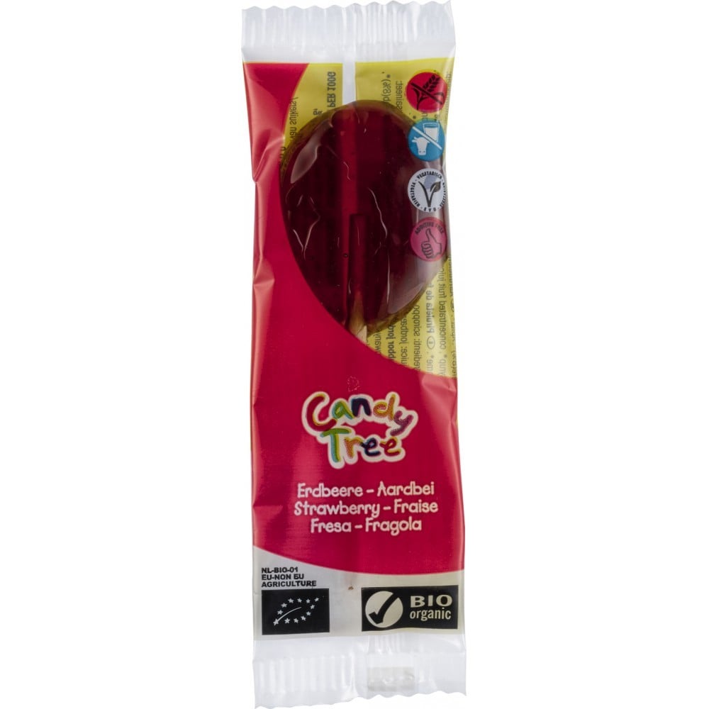 Acadele cu capsuni fara gluten si lactoza, eco - Candy Tree